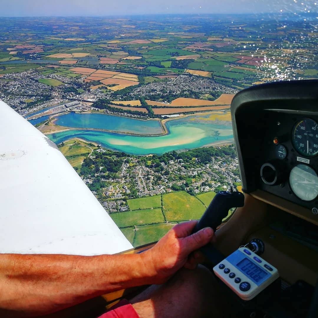 Newquay and Perranporth Beaches flight experience