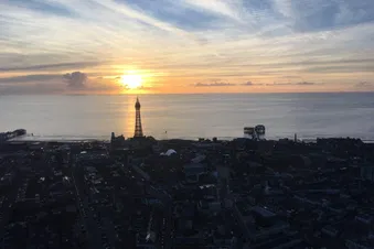 Unforgettable views over Blackpool's famous Tower!