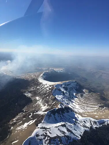 Le massif du cantal et la valle de la Dordognel