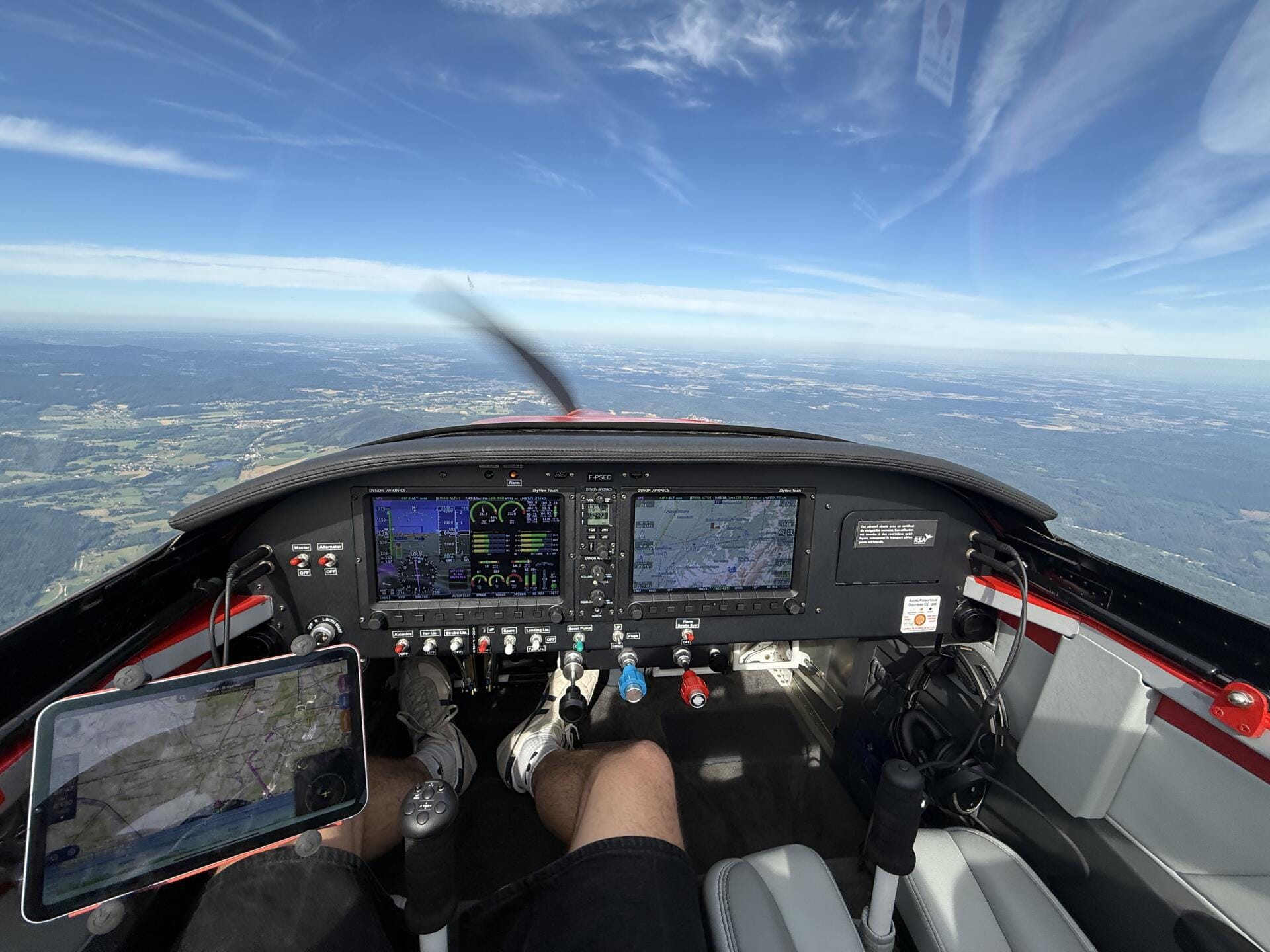 Cockpit der Vans RV-7