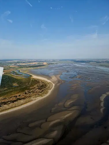 Découverte aérienne : Baie de Somme et falaises du Tréport