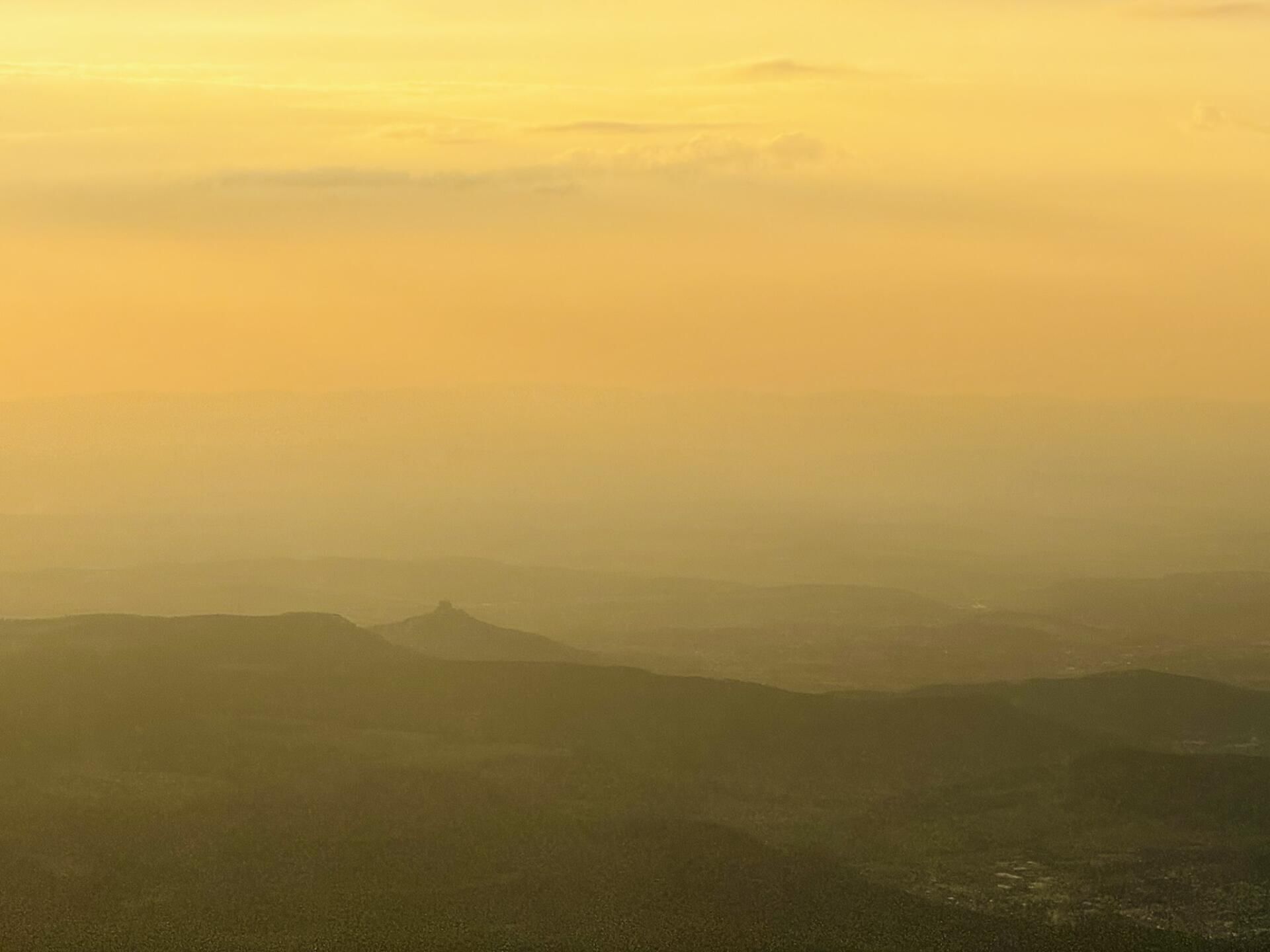 Sonnenuntergang mit Zoller