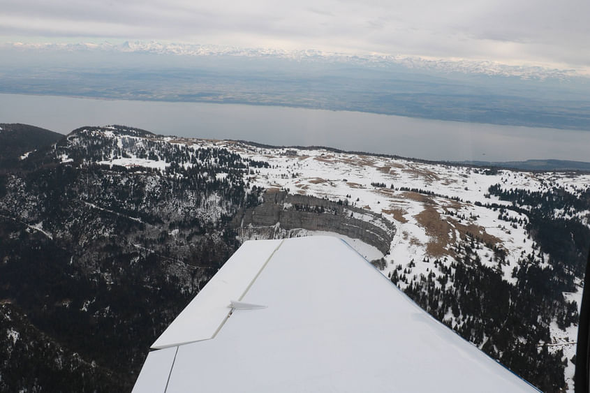 Rundflug zu Creux du Vent