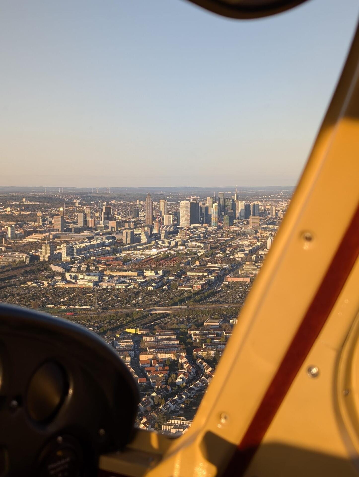 Schnupperfliegen über dem Rhein-Main Gebiet