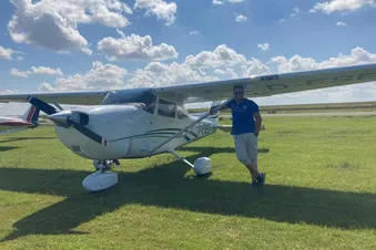 Lokaler Rundflug über das Münsterland