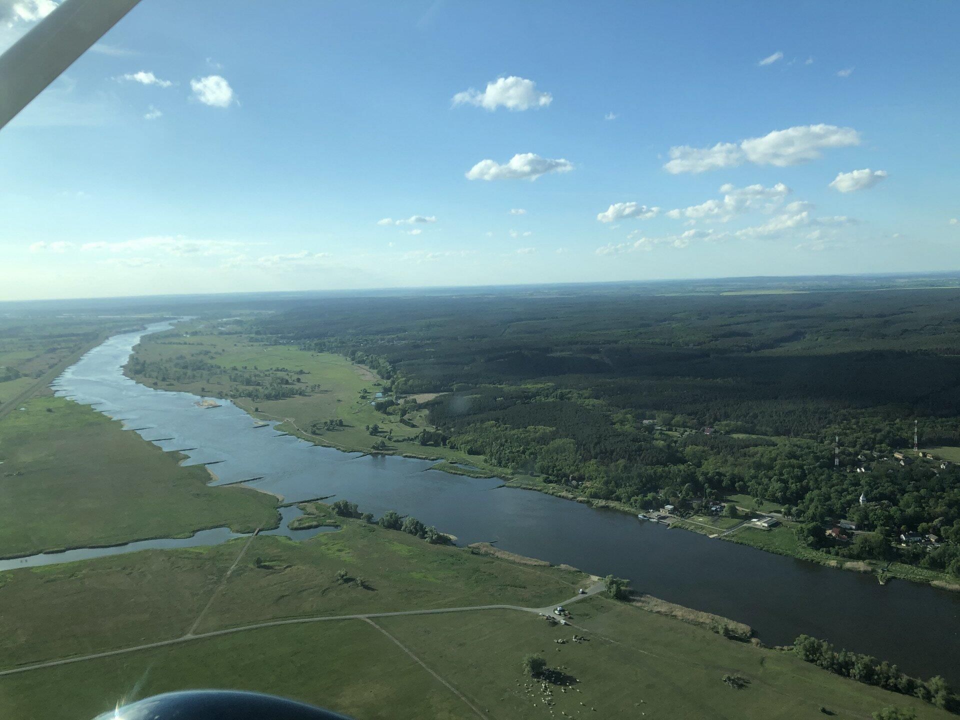 Barnim und die Uckermark an der Oder entlang
