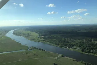 Barnim und die Uckermark an der Oder entlang