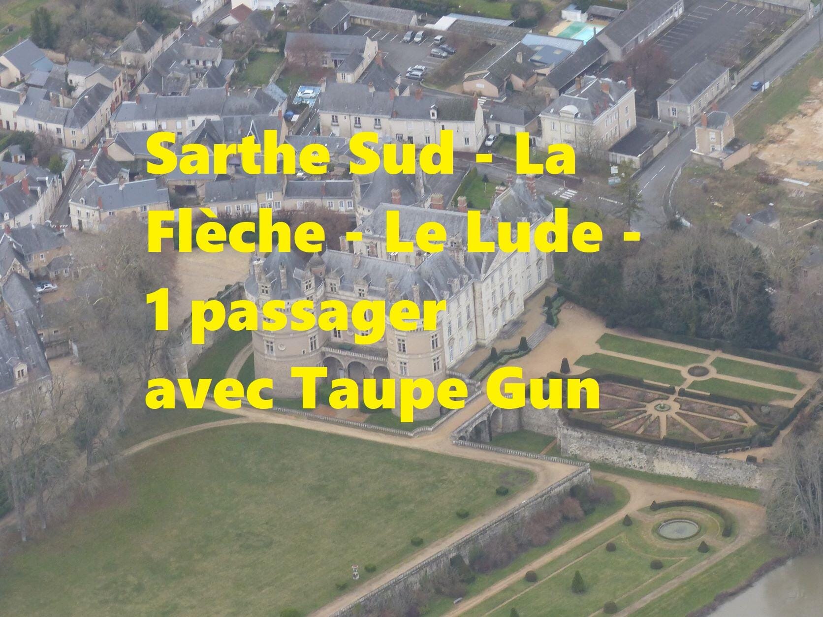 Vol Sarthe Sud-Est pour 1 passager