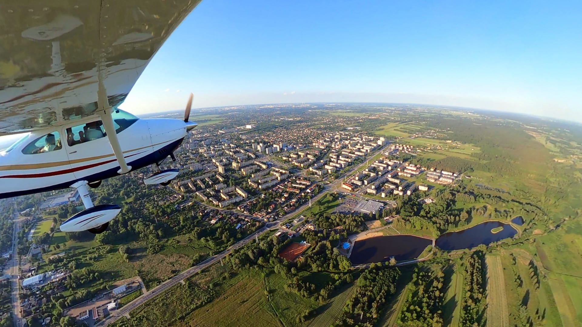 Lot widokowy samolotem 30 minut