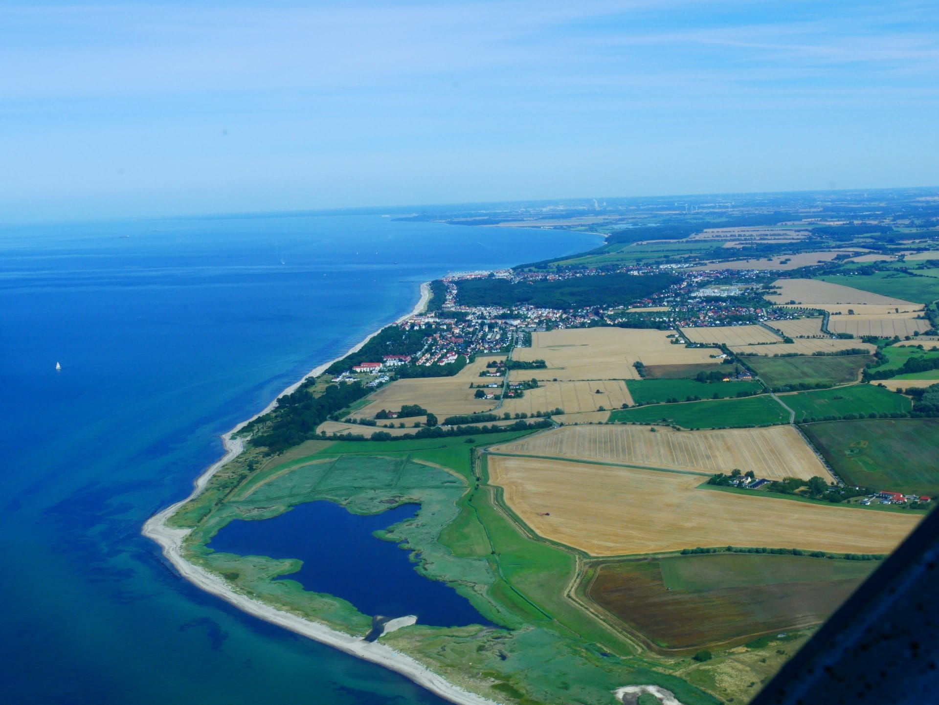 Flug zur Ostsee / Hansa-Park