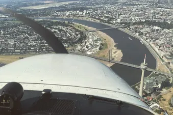 Ruhrgebiet und Rheinland von oben