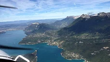 Vol d'excursion : Mont Blanc et lac d'Annecy depuis Besançon