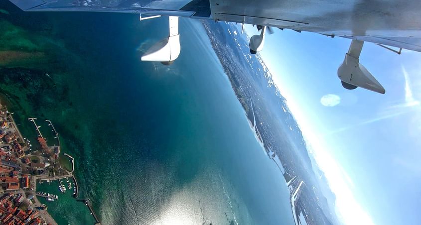 Flug von Leutkirch im Allgäu zum Bodensee sowie Oberschwaben