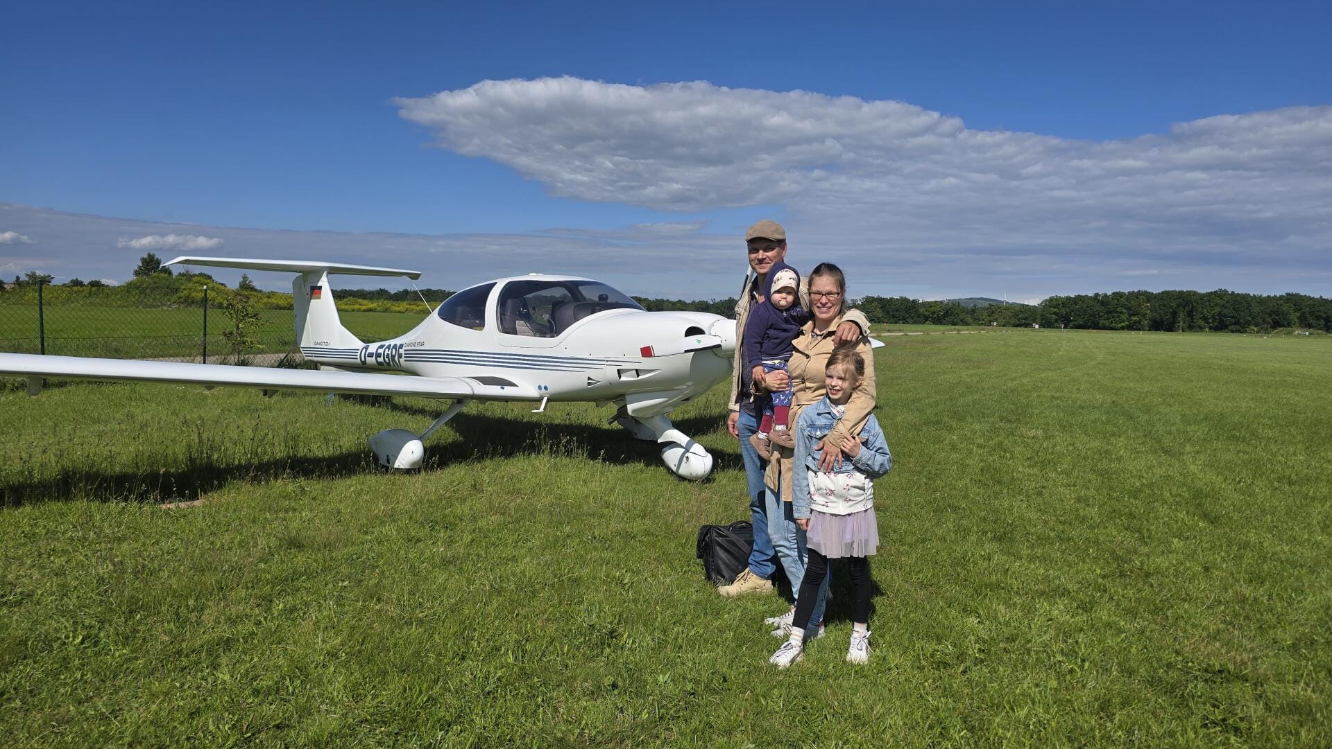 DA 40 nach Wien