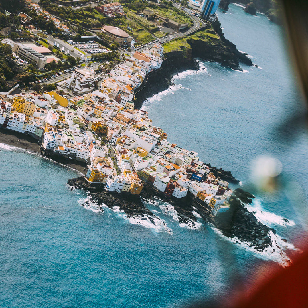 Flying around Tenerife (Greenest route)