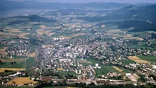 Survol du Jura suisse depuis Montbéliard