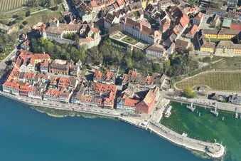 Mit dem Heli ins Restaurant bei Lindau
