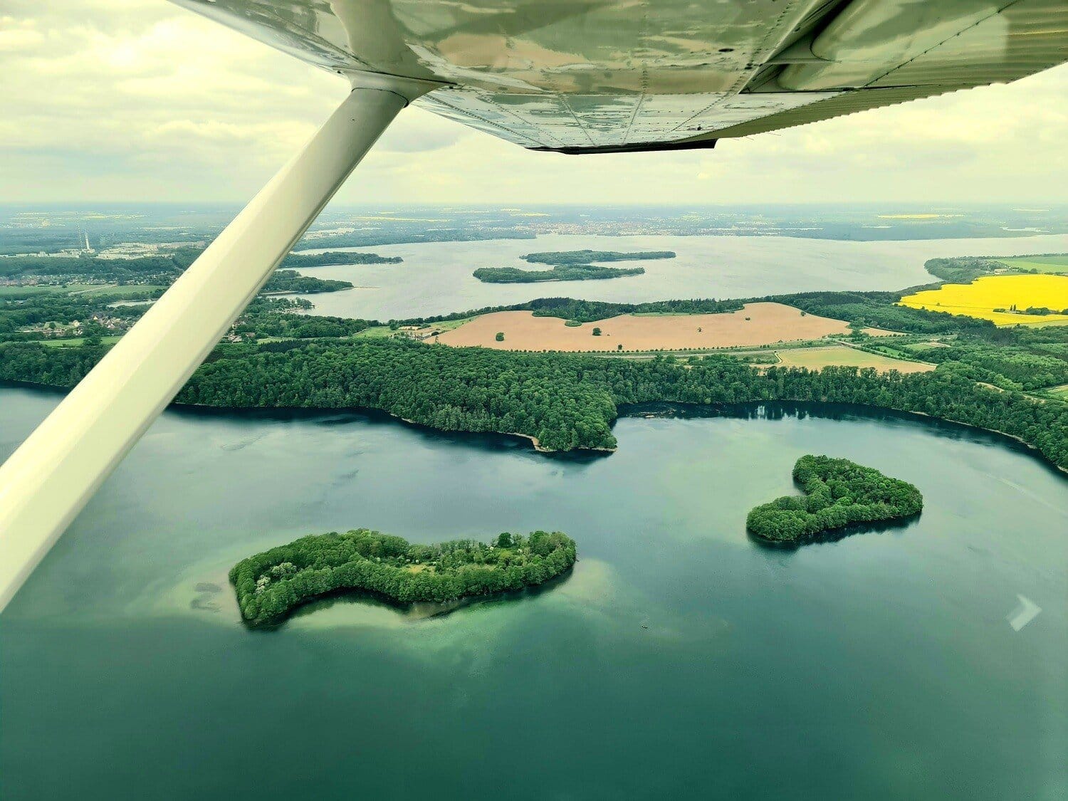 Rundflüg über MV - Ludwigsluster und Schweriner Schloss