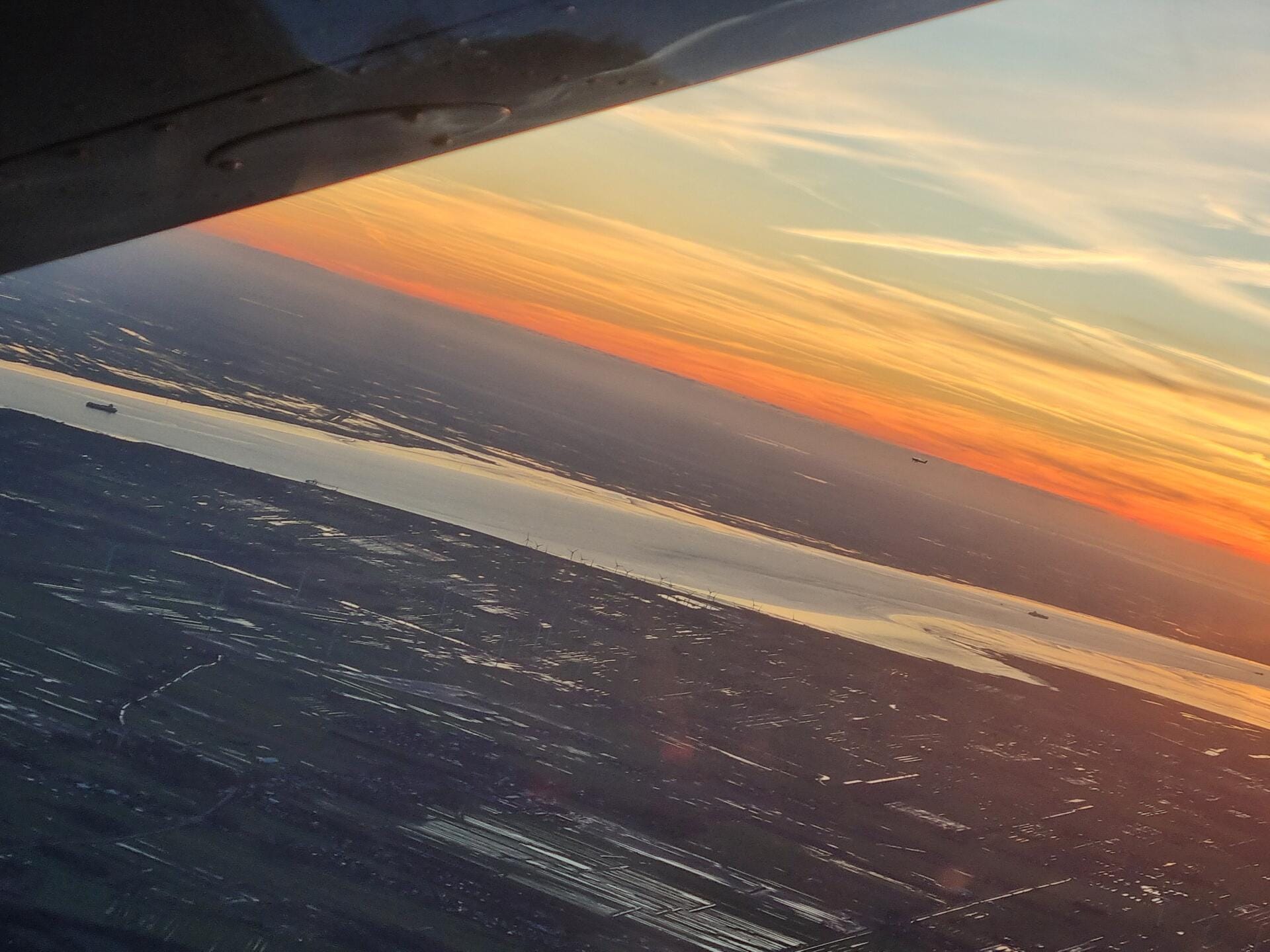 Privatflug über Hamburg/Schleswig-Holstein