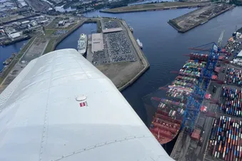 Hamburg Elbphilharmonie, Container-Terminal Elbe