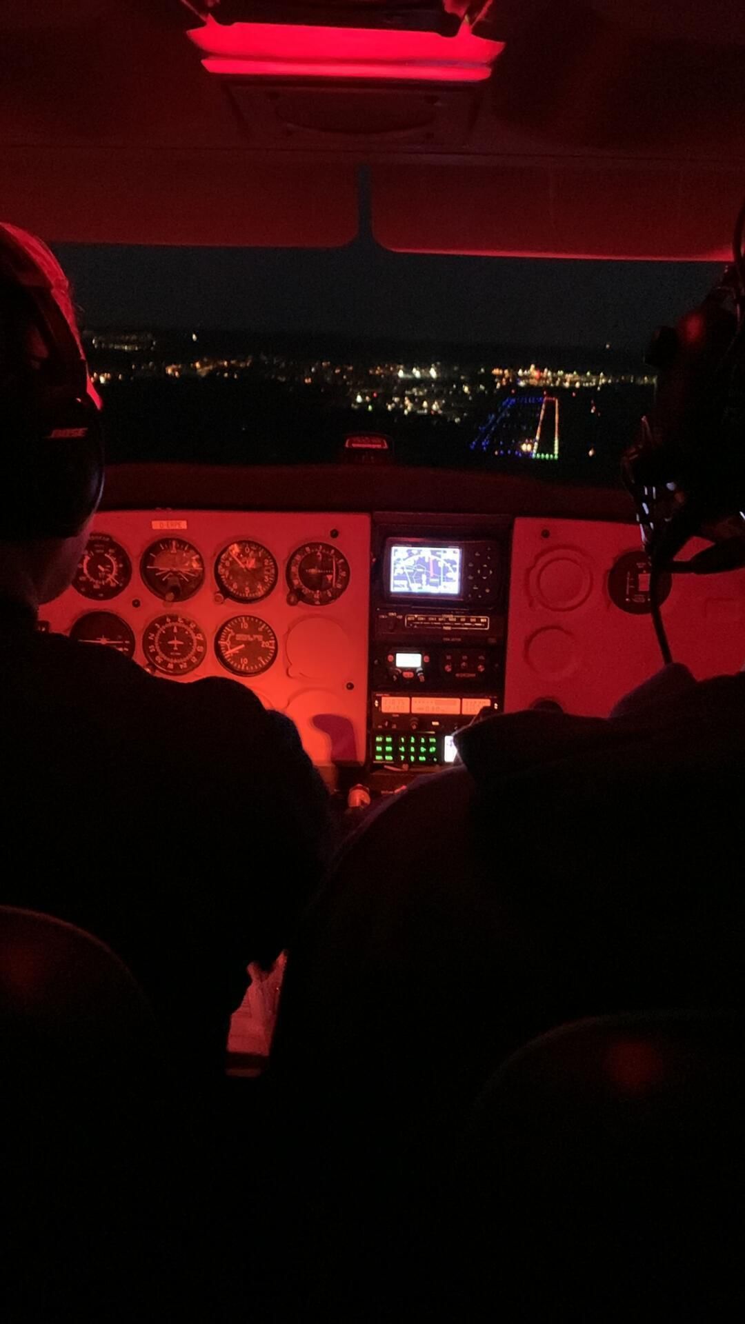 NIGHTFLIGHT🌃 SKYLINE/ Nachtflug Frankfurt