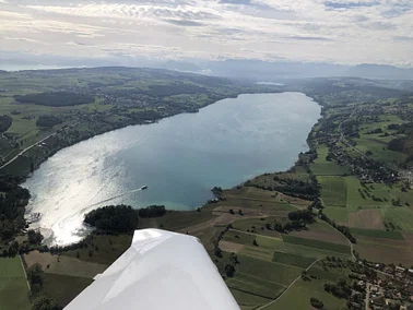 Sechs Seen mit Alpenpanorama, Thun, Murten, Neuenburg, Biel