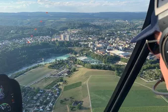 Rundflug Fehraltorf Rheinfall - Untersee