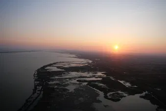 Coucher de soleil en Camargue!
