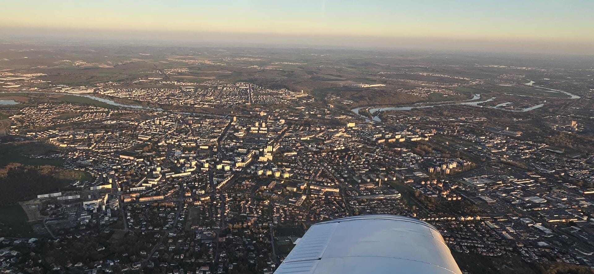 Vol le long de la Moselle - retour par la Fensch