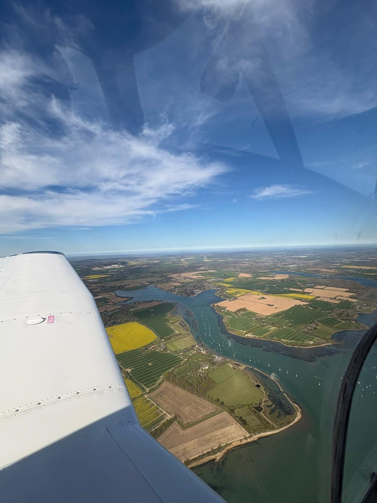 Kent, East Sussex, Gatwick and SE London from above.