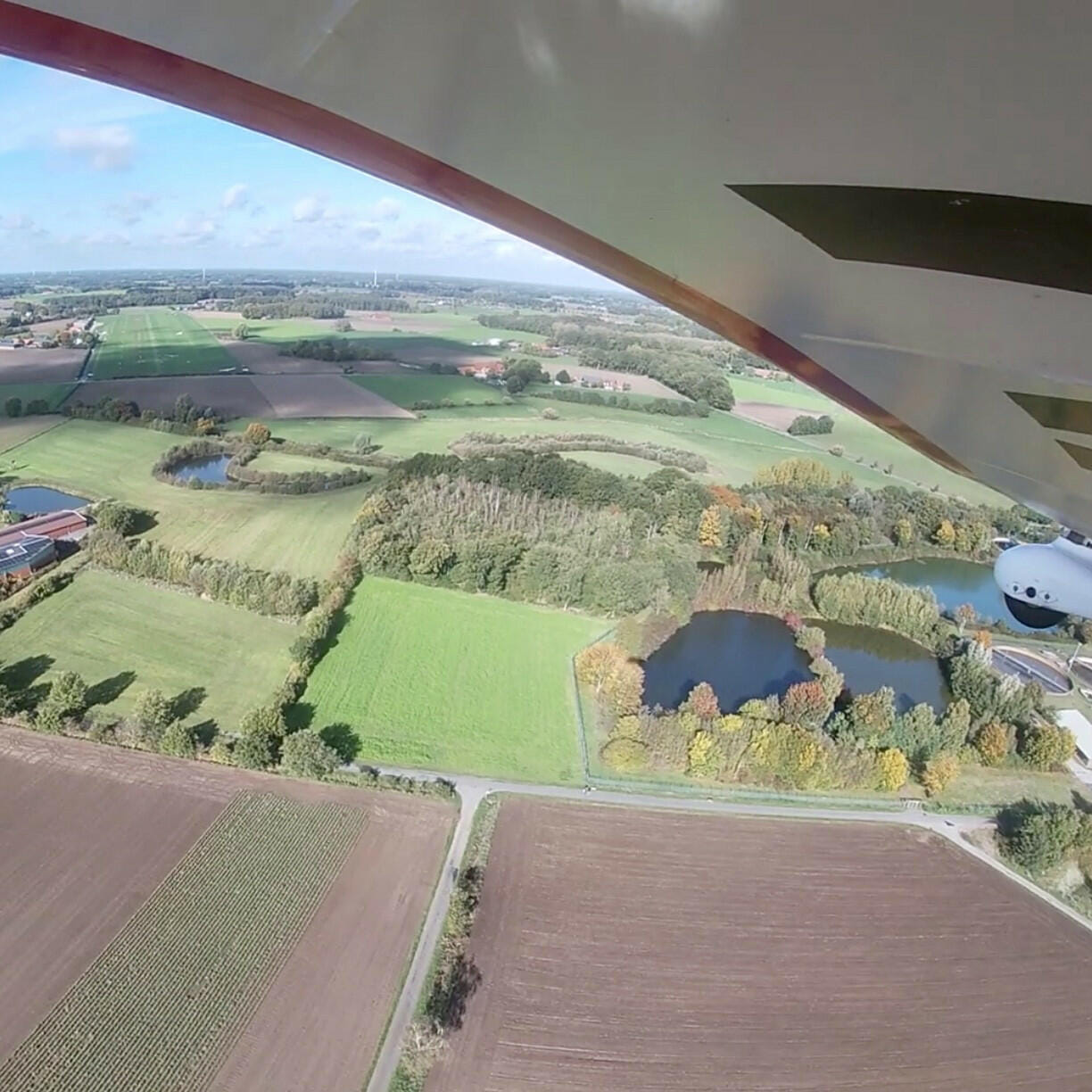 Auch tief können wir fliegen