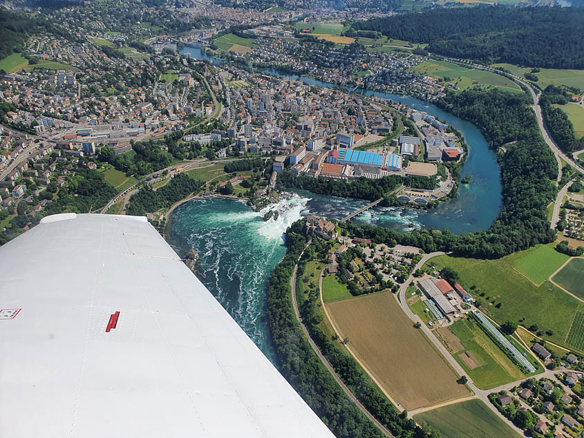 Rheinfall Panoramaflug