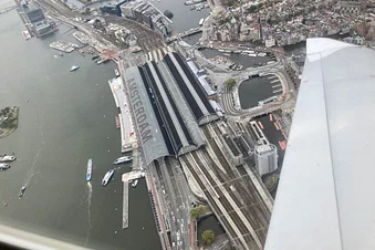Sightseeing flight over Texel and Amsterdam