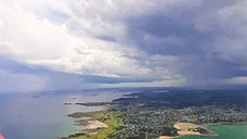 Le Mont Saint-Michel et sa Baie depuis le ciel