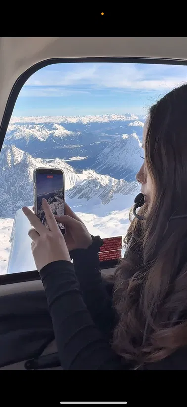 Panorama Flug zur Zugspitze mit einer “CIRRUS“