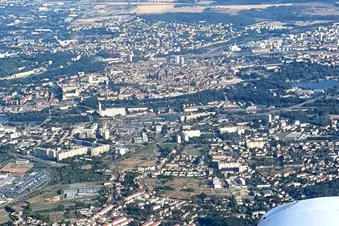 Vue de la ville depuis le nord