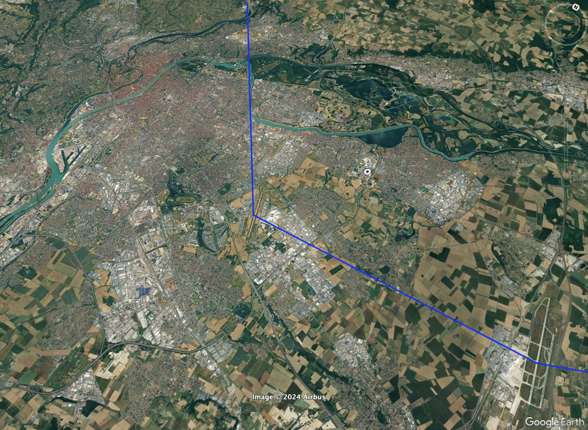 en route vers Lyon et retour par les Dombes