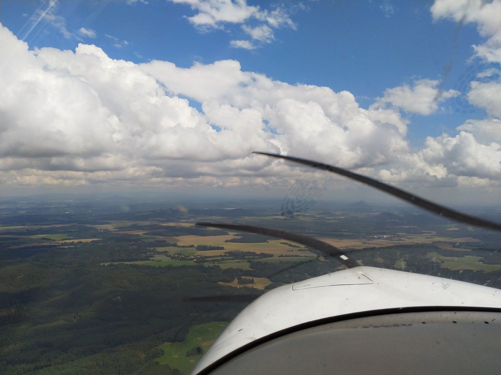 Sightseeing flight over Brno, Macocha