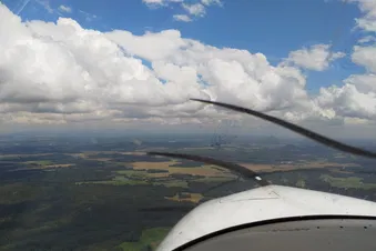 Sightseeing flight over Brno, Macocha