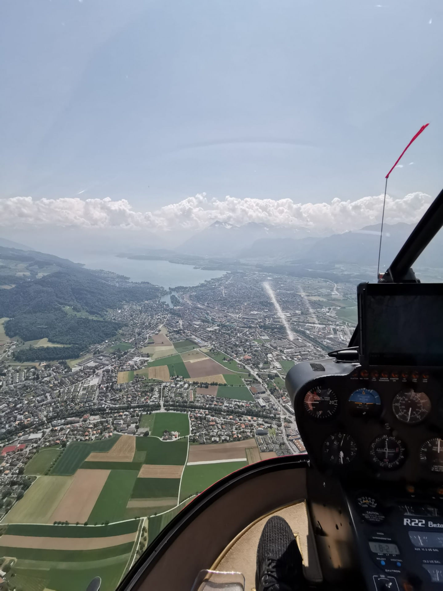 Überflug Stadt Thun