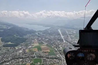 Überflug Stadt Thun