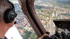Landeanflug auf Freiburg