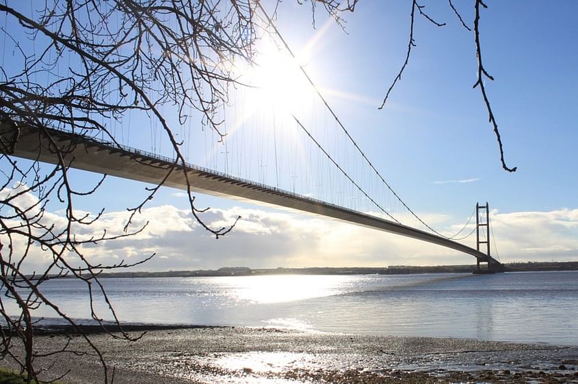 See Humber Bridge from your own private helicopter!
