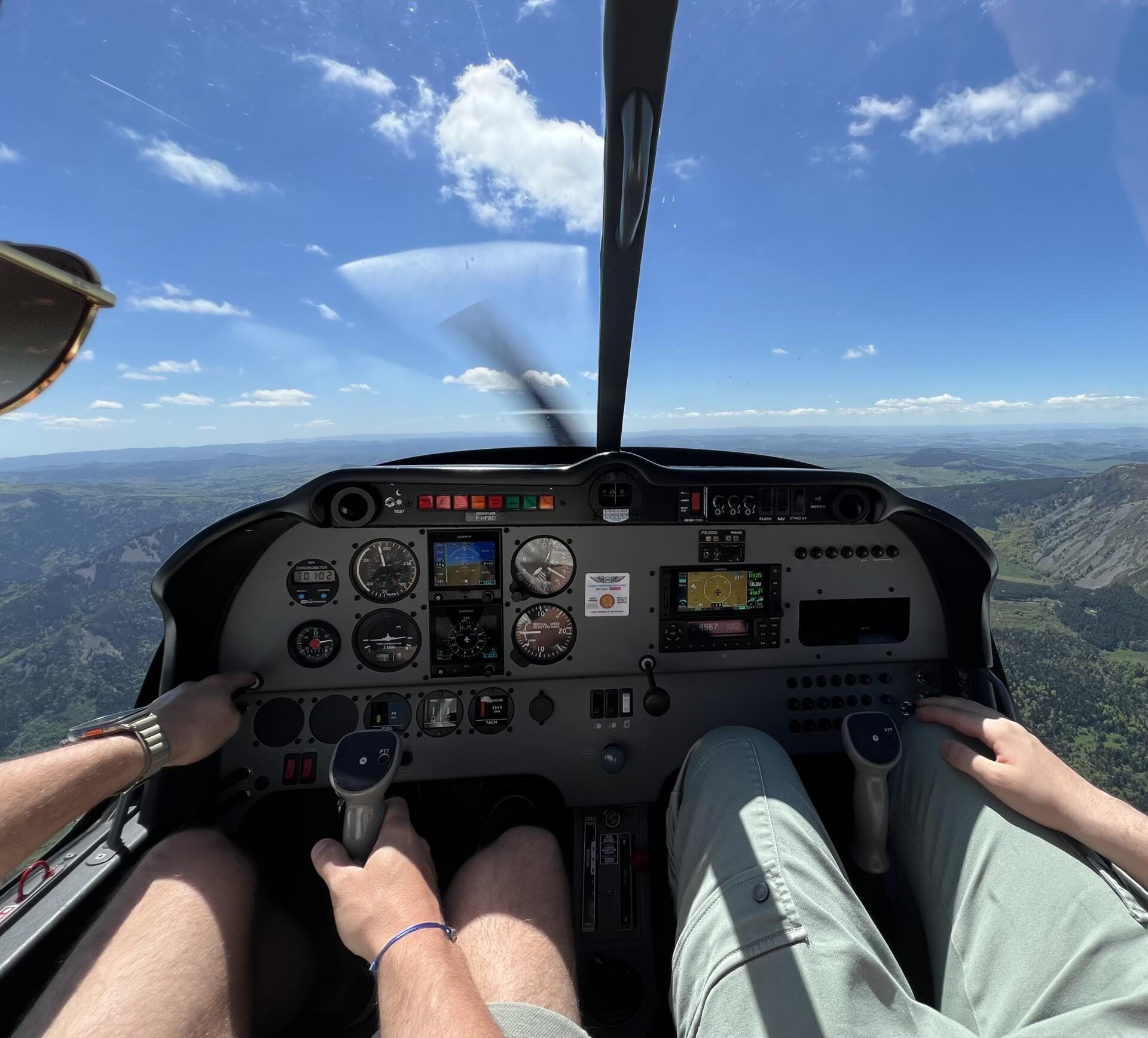 Vol aller-retour entre St Étienne et Annemasse