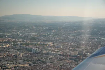 Survol de Lyon
