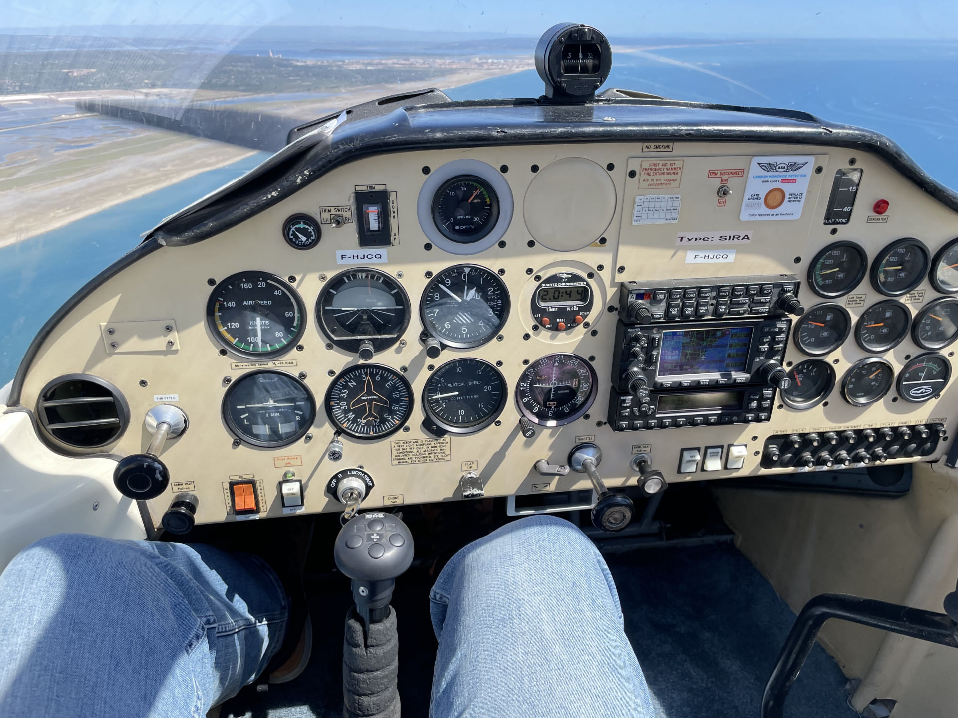 Notre avion, le Tecnam P2002 en vol