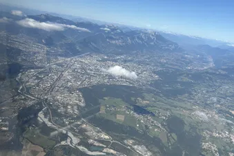 Lyon vue du ciel - de jour comme de nuit
