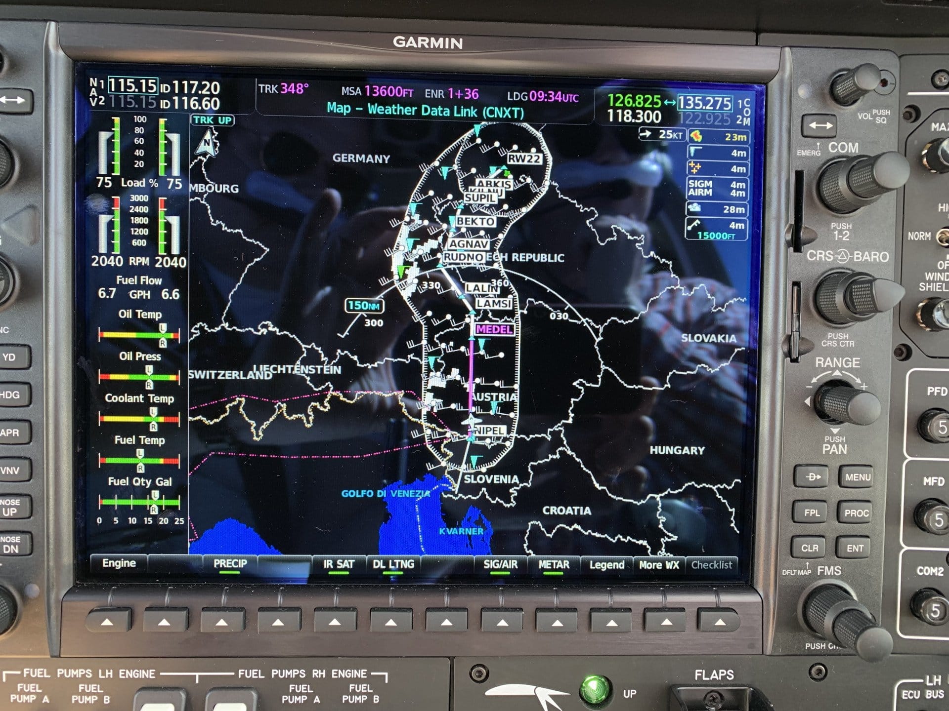 Flying over Stockholm and Stockholm's archipelago 