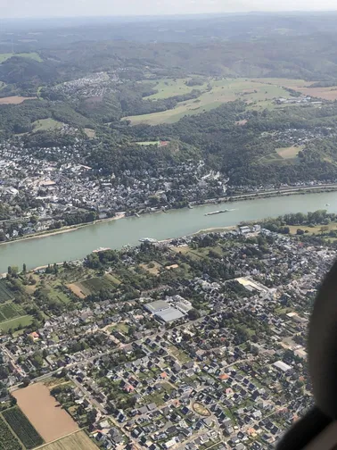 30-minütiger Rundflug über Bonn/Siebengebirge