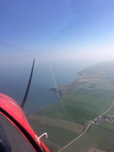 Survol des plages du D-Day depuis Caen